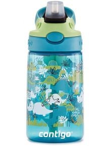 Детска бутилка за вода Contigo Gizmo Flip с динозаври, 420 мл. - Contigo - Contigo - Момче - Contigo - Gizmo Flip - 840276162619