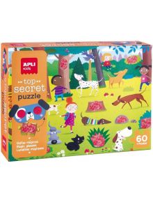 Пъзел-игра Apli Kids - Тайни в гората, 60 части - Apli - Apli Paper - Момиче, Момче - Apli - Kids - 8410782192190