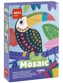 Детска мозайка Apli Kids - Джунгла - Apli - Apli Paper - Момиче, Момче - Apli - Kids - 8410782194460