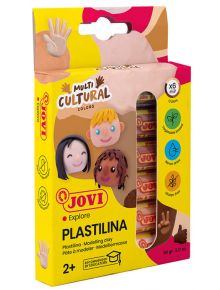 Пластилин Jovi Multicultural, 6 цвята - Jovi - Jovi - Момиче, Момче - Jovi - Modelling Clay - 8412027032278