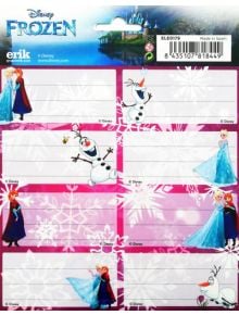 Ученически етикети Disney Frozen - Grupo Erik - GRUPO ERIK EDITORES S.L. - Момиче - Grupo Erik - Stationery - 8435107818449