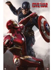 Голям плакат Marvel Captain America Civil War - Grupo Erik - GRUPO ERIK EDITORES S.L. - Marvel - 8435107833343