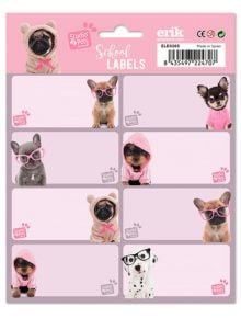 Ученически етикети, Studio Pets - Dogs, 16 бр. - Grupo Erik - GRUPO ERIK EDITORES S.L. - Момиче - Grupo Erik - Stationery - 8435497224707