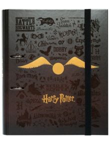 Класьор с два ринга Harry Potter, златен снич - 1118666 - 1085918 - Grupo Erik - Harry Potter - 8435497234591