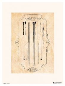 Мини плакат Harry Potter - The Wand - Grupo Erik - Harry Potter - 8435497239381