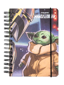 Тефтер Star Wars The Mandalorian със спирала A5 - Grupo Erik - GRUPO ERIK EDITORES S.L. - Grupo Erik - Star Wars Mandalorian - 8435497253271