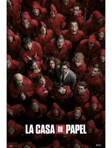 Голям плакат Money Heist War - Grupo Erik - GRUPO ERIK EDITORES S.L. - 8435497257323