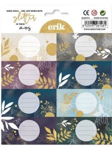 Ученически етикети Glitter, 16 бр. - Grupo Erik - GRUPO ERIK EDITORES S.L. - Момиче - Grupo Erik - Stationery - 8435497261481