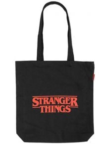 Шопинг чанта Stranger Things Logo, черна - Grupo Erik - GRUPO ERIK EDITORES S.L. - Grupo Erik - Stranger Things - 8435497267520