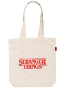 Шопинг чанта Stranger Things Logo, бяла - Grupo Erik - GRUPO ERIK EDITORES S.L. - Grupo Erik - Stranger Things - 8435497269579