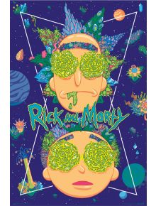 Голям плакат Rick & Morty High In The Sky - Grupo Erik - GRUPO ERIK EDITORES S.L. - Grupo Erik - Rick & Morty - 8435497272005