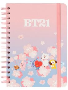 Тефтер BT21 Cherry Blossom - Grupo Erik - GRUPO ERIK EDITORES S.L. - Grupo Erik - BT21 - 8435497273163