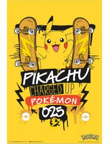 Голям плакат Pokemon Pikachu Charged Up - 1118666 - 1085918 - Grupo Erik - Pokemon - 8435497277666