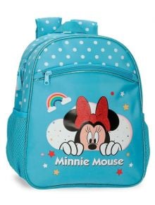 Малка раница Pepe Jeans Minnie Rainbow Sky Blue, синя - Pepe Jeans - Joumma Bags S.L. - Момиче - Pepe Jeans - Minnie Mouse - 8435578356839