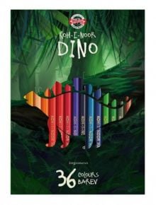 Цветни моливи Dino, 36 цвята - Koh-i-Noor - Koh-i-Noor Hardtmuth - Момиче, Момче - Koh-I-Noor - Dino - 8593539290827