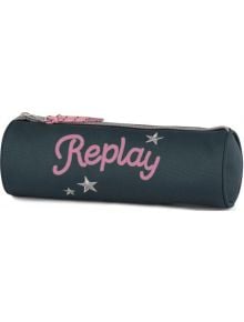 Кръгъл ученически несесер Replay Stars - Stationery Team - Stationery Team - Момче - Stationery Team - Replay - 8715161055548