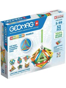 Магнитен конструктор Geomag - Supercolor Panels, 52 части