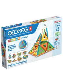 Магнитен конструктор Geomag - Supercolor Panels Recycled, 78 части - Geomag - Geomagworld SA - Момиче, Момче - Geomag - Supercolor - 871772003793