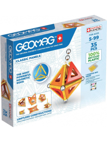 Магнитен конструктор Geomag - Classic Panels, 35 части - Geomag - Geomagworld SA - Момиче, Момче - Geomag - Classic - 871772004707