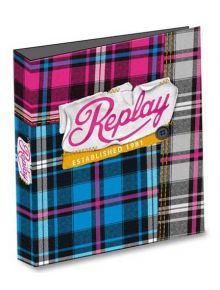 Класьор Replay Blue Magenta с два ринга, за момичета - Stationery Team - Stationery Team - Stationery Team - Replay - 8718803452828