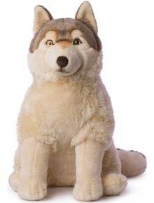 Плюшена играчка WWF - Бял вълк, 70 см. - WWF Plush - Bon Ton Toys - 8719066011357