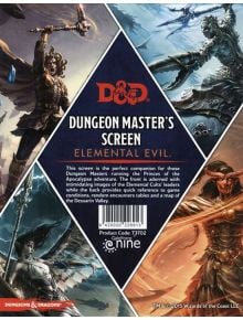 Dungeons & Dragons Campaign Book - Dungeon Master's Screen Elemental Evil - 1127626 - 1126278 - 9420020226913