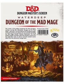 Dungeons & Dragons Campaign Book - Dungeon Master's Screen Waterdeep - Dungeon of the Mad Mage - 1127626 - 1126278 - 94200202