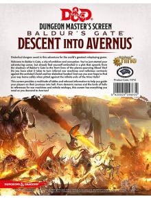 Dungeons & Dragons Campaign Book - Dungeon Master's Screen Descent into Avernus - 1127626 - 1126278 - 9420020248830