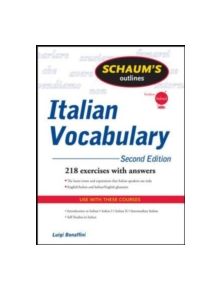 Schaum's Outline of Italian Vocabulary, Second Edition - 9780071755481