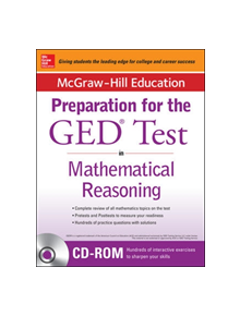 McGraw-Hill Education Strategies for the GED Test in Mathematical Reasoning with CD-ROM - 9780071840422