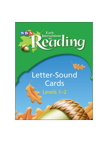 Early Interventions in Reading Level 1-2, Letter Sound Cards - 9780076026692