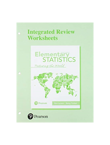 Worksheets for Elementary Statistics - 9780134762074