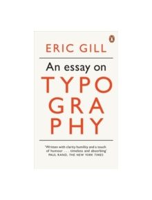 An Essay on Typography - 9780141393568