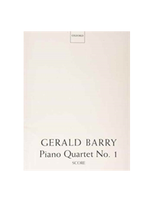 Piano Quartet No. 1 - 9780193553453