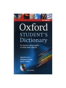 Oxford Student's Dictionary Paperback with CD-ROM - 9780194331357