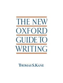 The New Oxford Guide to Writing - 9780195090598