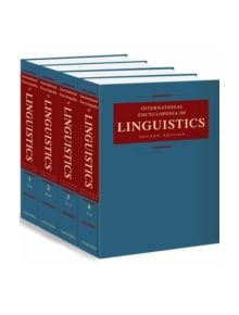 International Encyclopedia of Linguistics - 9780195139778