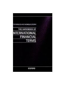 Handbook of International Financial Terms - 9780198288855