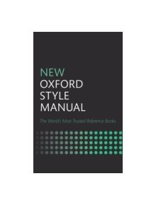 New Oxford Style Manual - 9780198767251