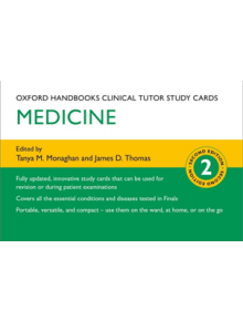 Oxford Handbooks Clinical Tutor Study Cards: Medicine - 9780198830849