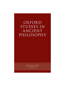 Oxford Studies in Ancient Philosophy, Volume 57 - 9780198850892