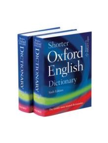 Shorter Oxford English Dictionary - 9780199206872