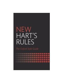 New Hart's Rules - 9780199570027