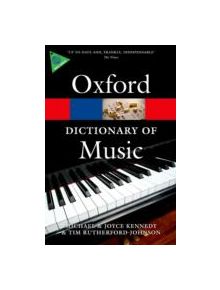 The Oxford Dictionary of Music - 9780199578542