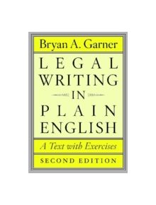 Legal Writing in Plain English - 9780226283937