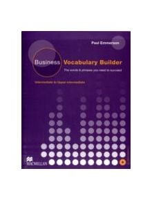 Business Vocabulary Builder Intermediate Students Book & CD Pack - 9780230716841