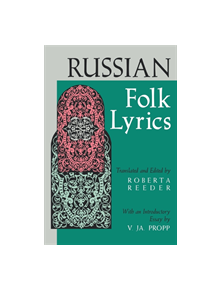 Russian Folk Lyrics - 9780253207494