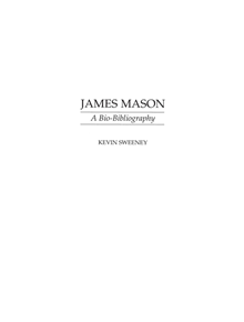 James Mason - 9780313284960