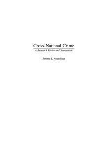 Cross-National Crime - 9780313299148