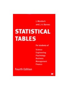 Statistical Tables - 9780333558591